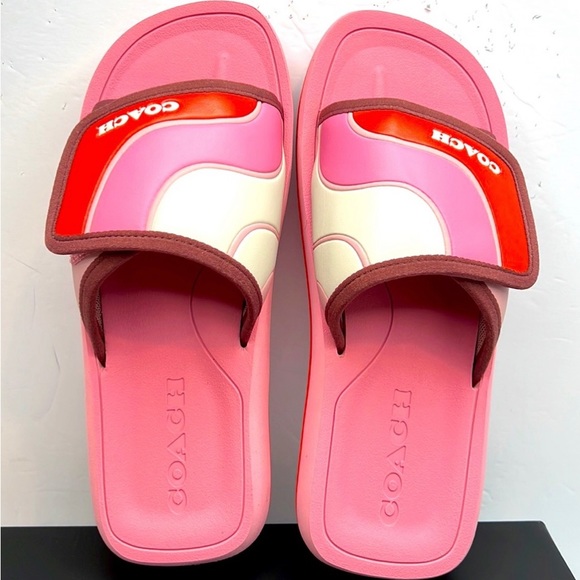 COACH PAXTON SPORT SLIDE, “CARNATION”COLOR, SIZE 10-B - Picture 2 of 16